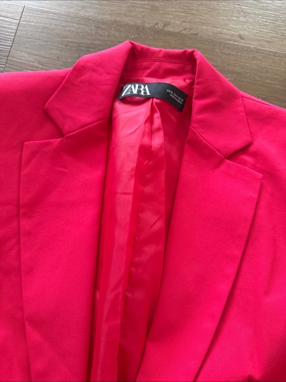 Zara Hot Pink Tailored Blazer & Pant Set - Picture 5 of 6